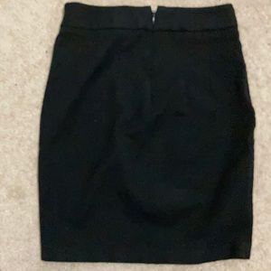Black pencil skirt